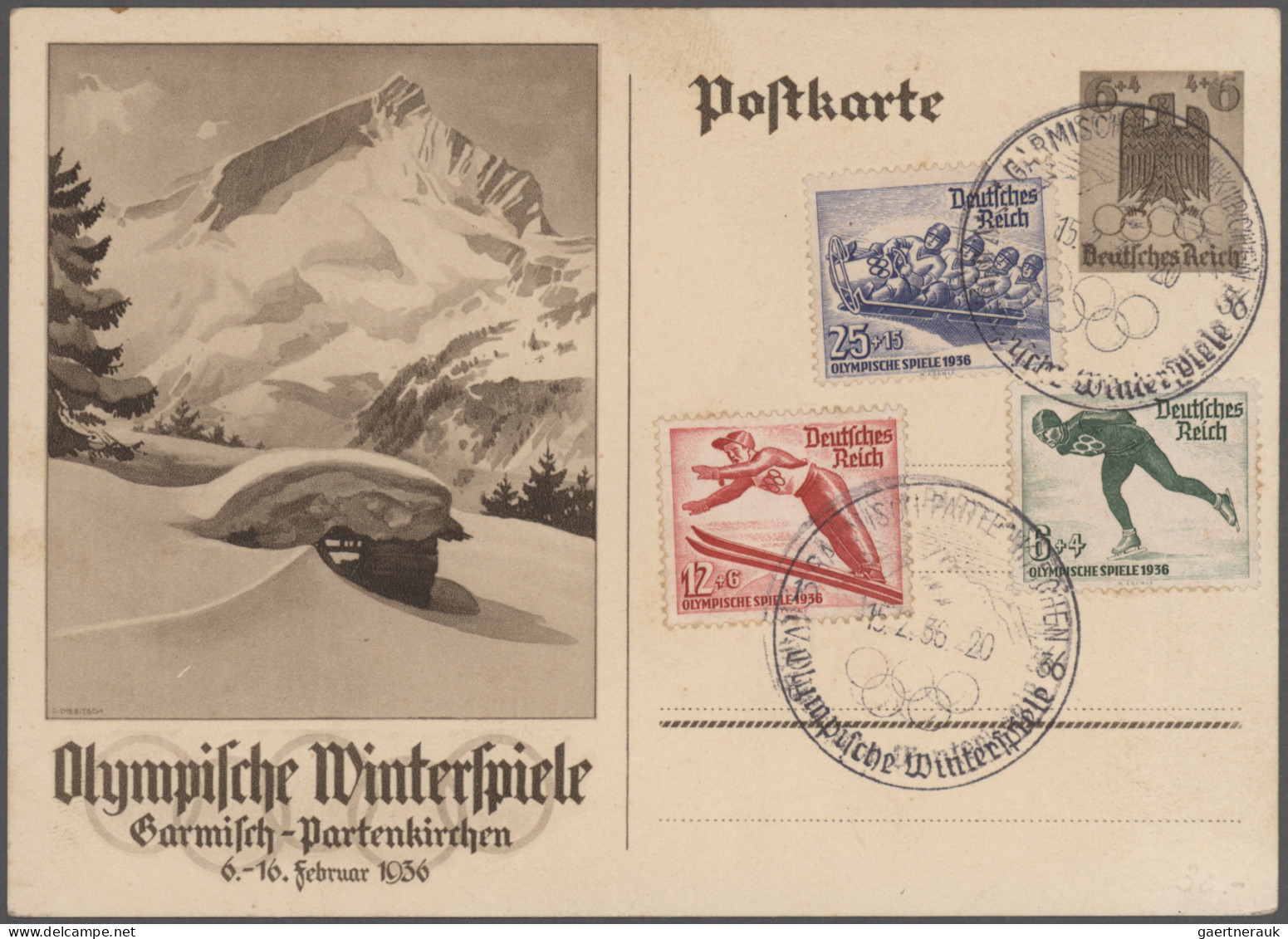 Deutsches Reich - Ganzsachen: 1872/1943, vielseitige Partie von ca. 215 gebrauch