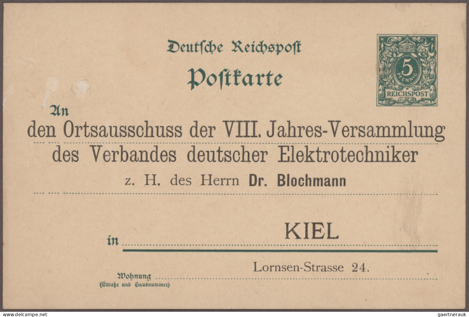 Deutsches Reich - Ganzsachen: 1874/1923, Partie Von Ca. 97 Meist Gebrauchten Gan - Altri & Non Classificati
