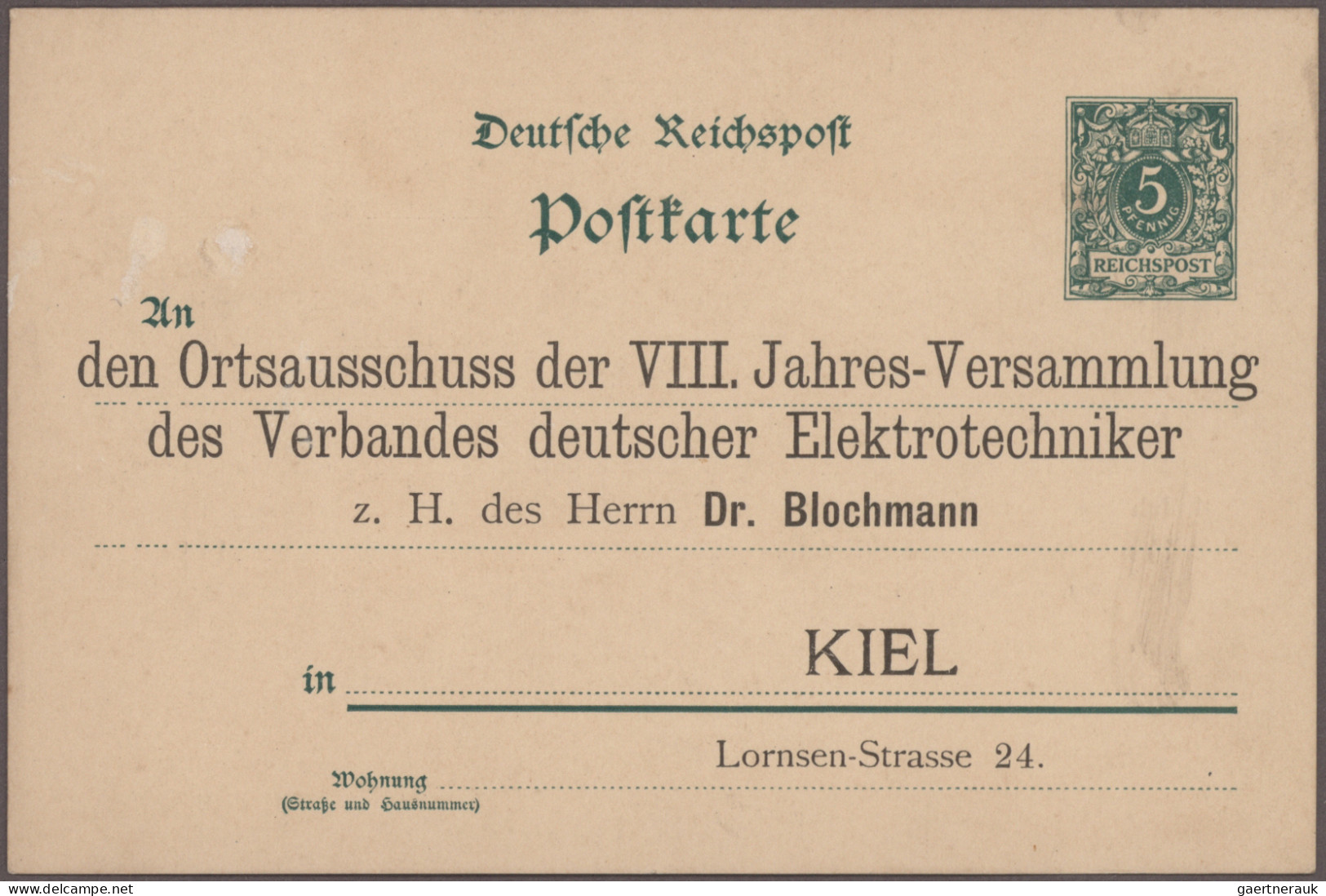 Deutsches Reich - Ganzsachen: 1874/1923, Partie Von Ca. 97 Meist Gebrauchten Gan - Andere & Zonder Classificatie