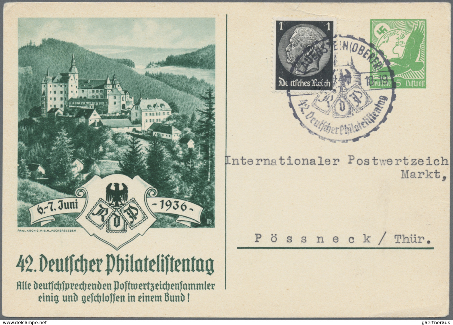 Deutsches Reich - Ganzsachen: 1886/1945, Nette Partie Von Ca. 125 Gebrauchten Ga - Other & Unclassified