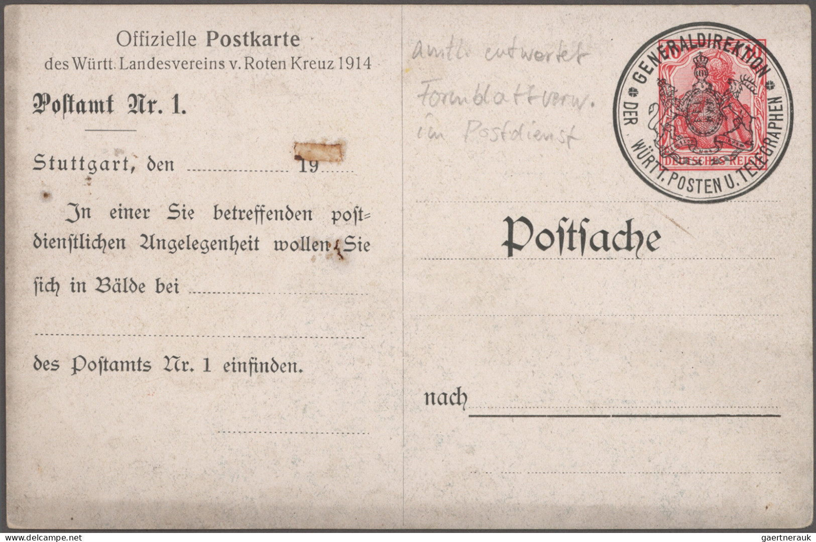 Deutsches Reich - Ganzsachen: 1900/1920, saubere Sammlung von 123 Germania-Ganzs