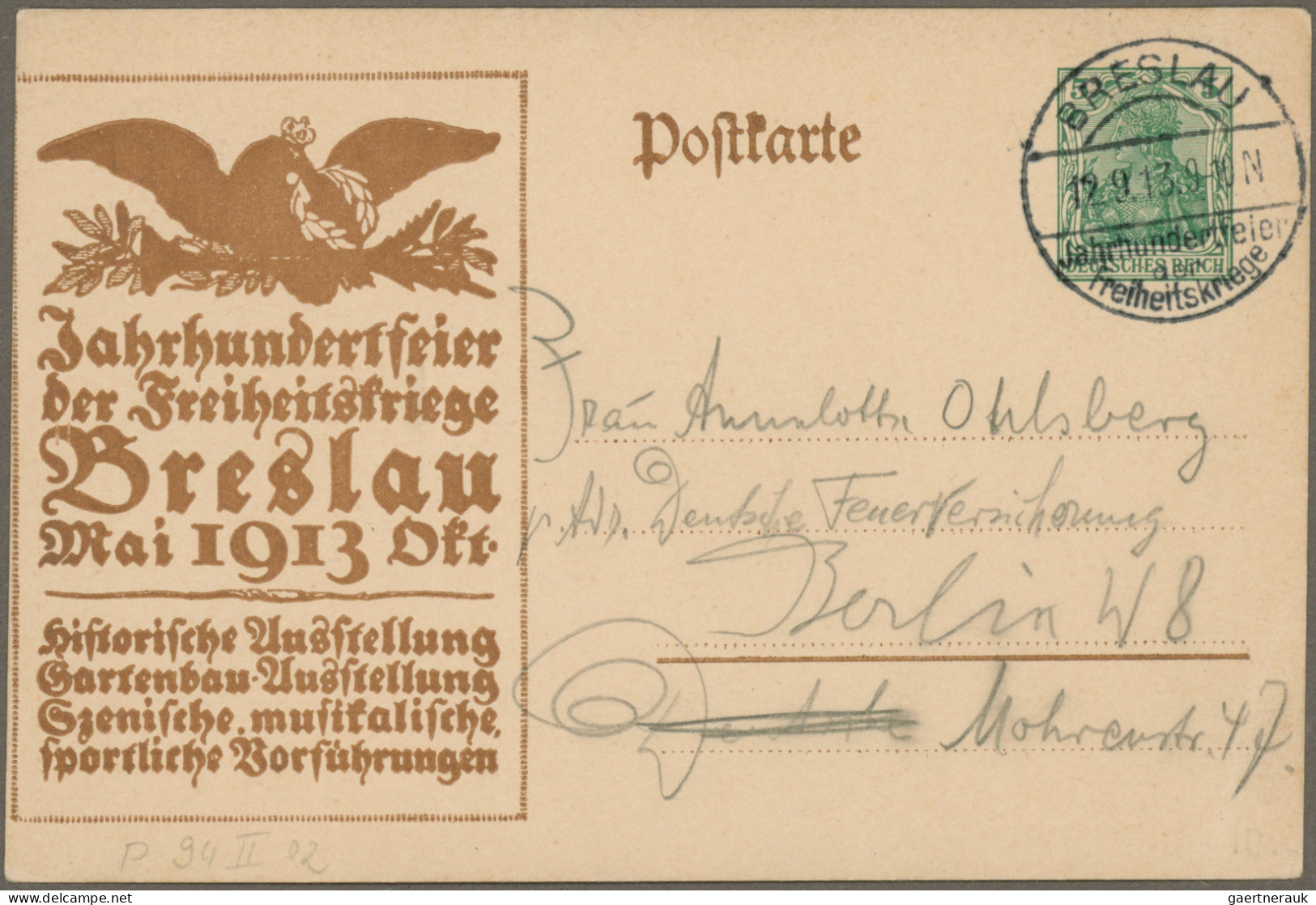 Deutsches Reich - Ganzsachen: 1900/1922, Sammlung Von 155 Gebrauchten Germania-G - Other & Unclassified