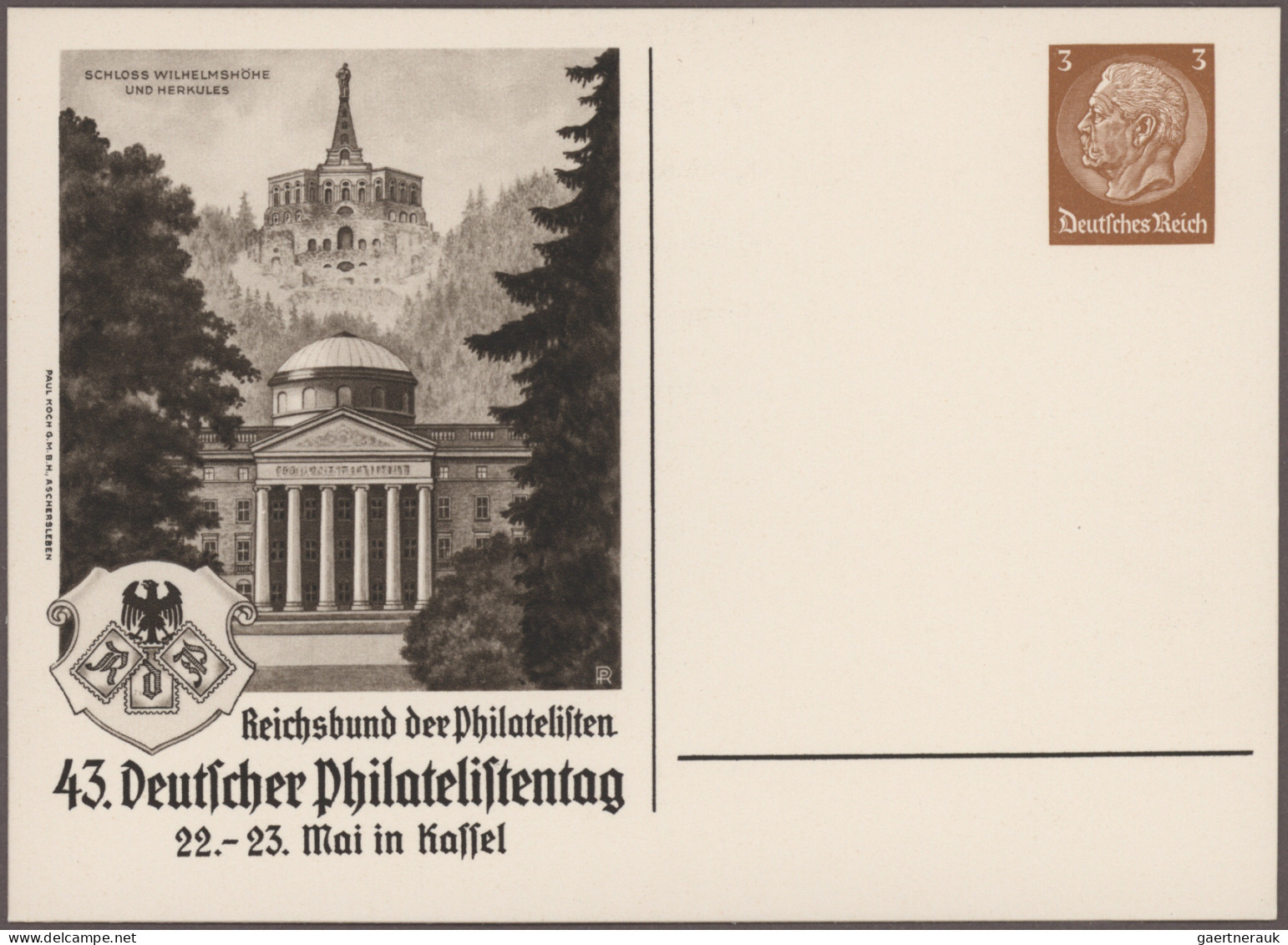 Deutsches Reich - Ganzsachen: 1933/1944, Partie von ca. 95 ungebrauchten/gebrauc