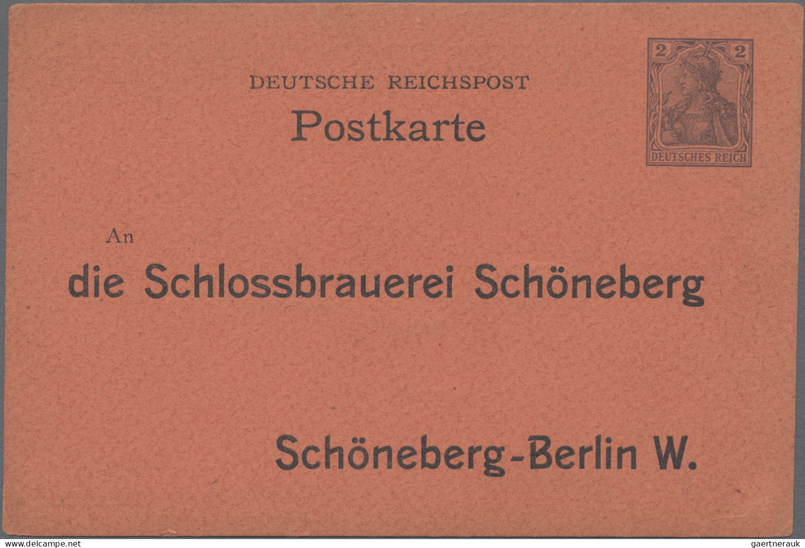 Deutsches Reich - Privatganzsachen: 1900/1917, Partie Von 24 Privatganzsachen "G - Autres & Non Classés