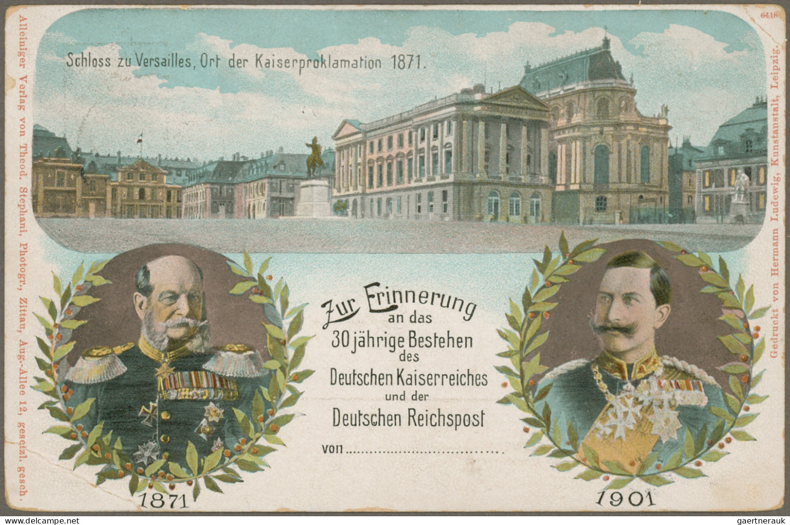 Deutsches Reich - Privatganzsachen: 1900/1922 (ca.), Saubere Sammlung Von 40 Ger - Sonstige & Ohne Zuordnung