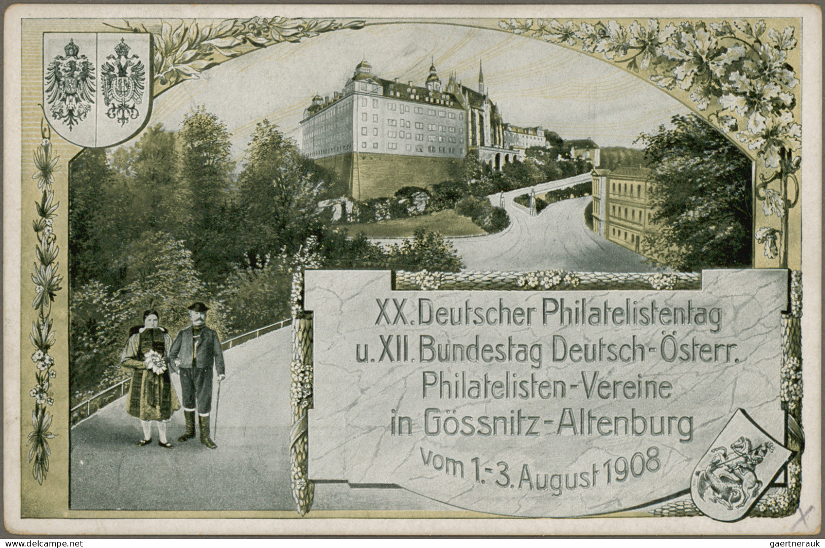 Deutsches Reich - Privatganzsachen: 1900/1922 (ca.), Saubere Sammlung Von 40 Ger - Sonstige & Ohne Zuordnung