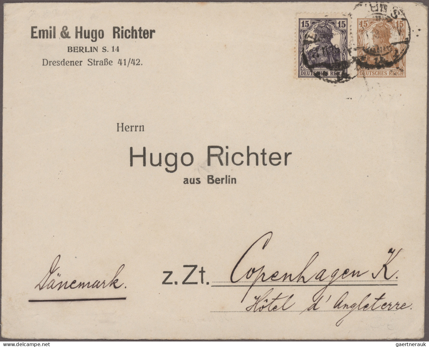 Deutsches Reich - Privatganzsachen: 1916/1923, Germania/Infla, Sammlung von 83 P