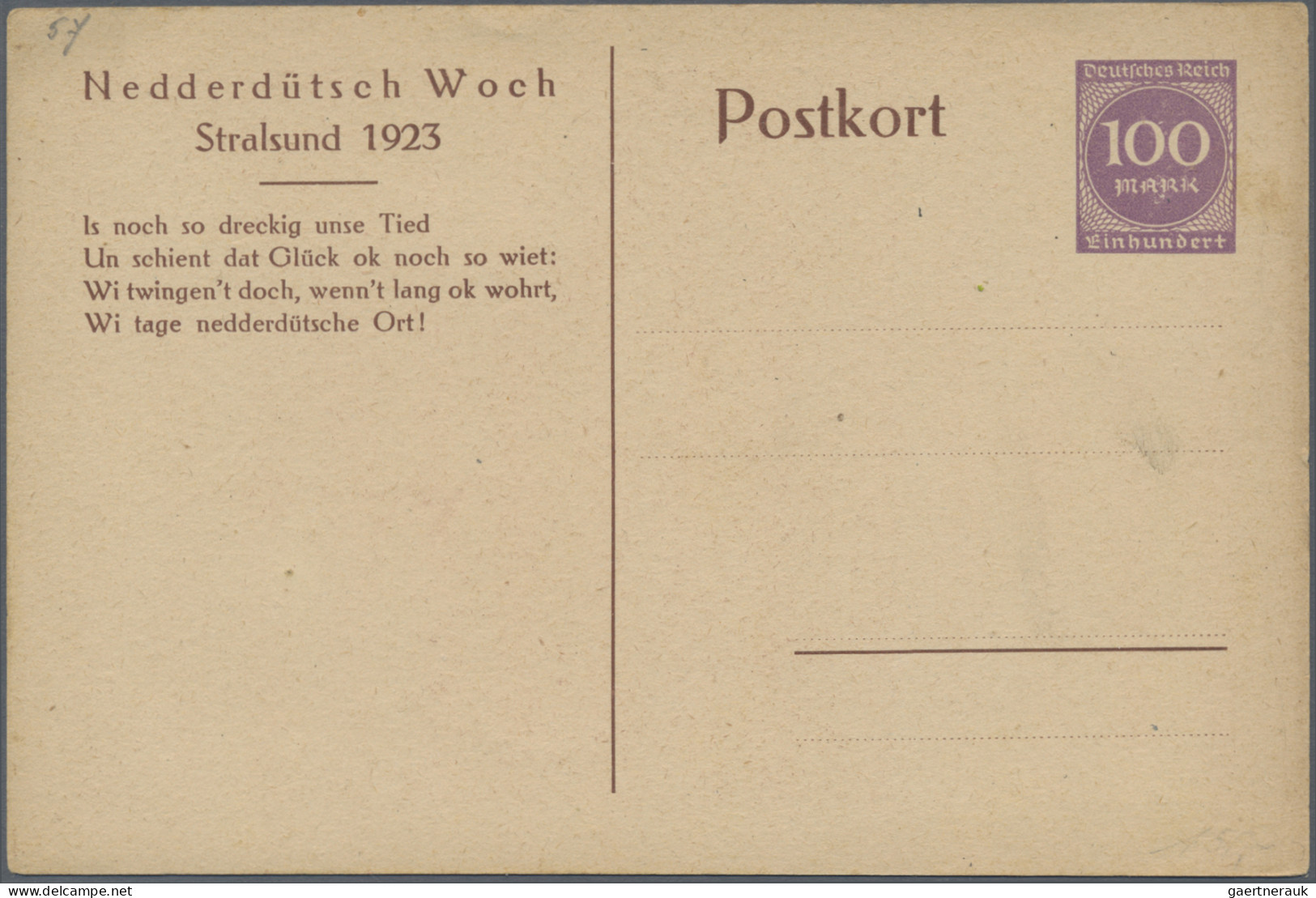 Deutsches Reich - Privatganzsachen: 1921/1932, Partie Von Zwölf Privatganzsachen - Sonstige & Ohne Zuordnung