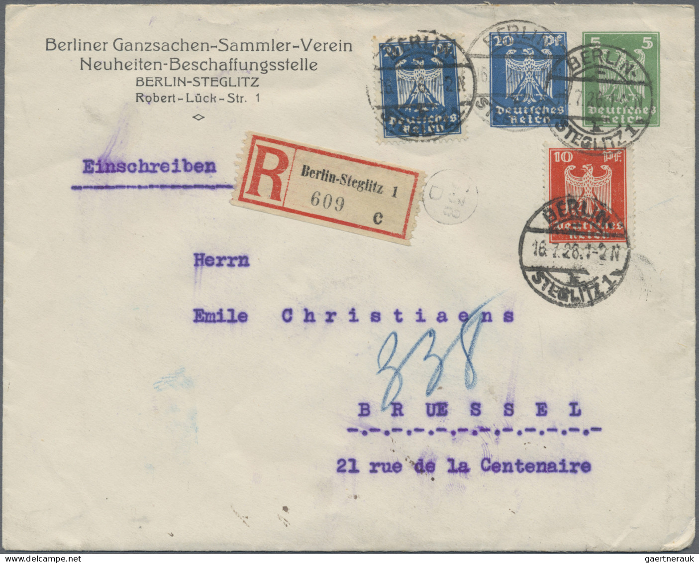 Deutsches Reich - Privatganzsachen: 1925/1932, Weimar, Sammlung von 87 Privat-Ga