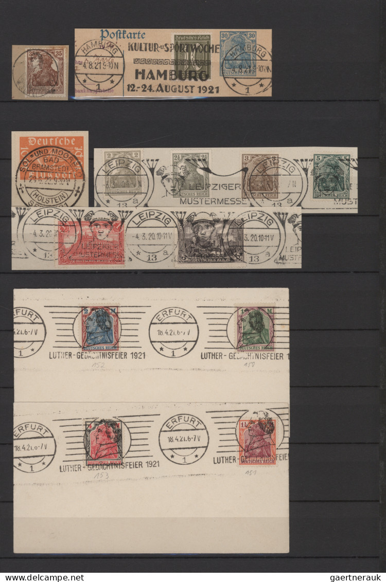 Deutsches Reich - Stempel: 1895/1921, Sonder- Und Werbestempel, Attraktive Spezi - Franking Machines (EMA)