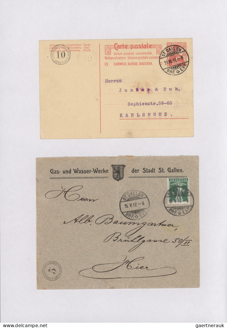 Deutsches Reich - Stempel: 1910/1935, Außergewöhnliche Spezial-Sammlung Der CUST - Maschinenstempel (EMA)