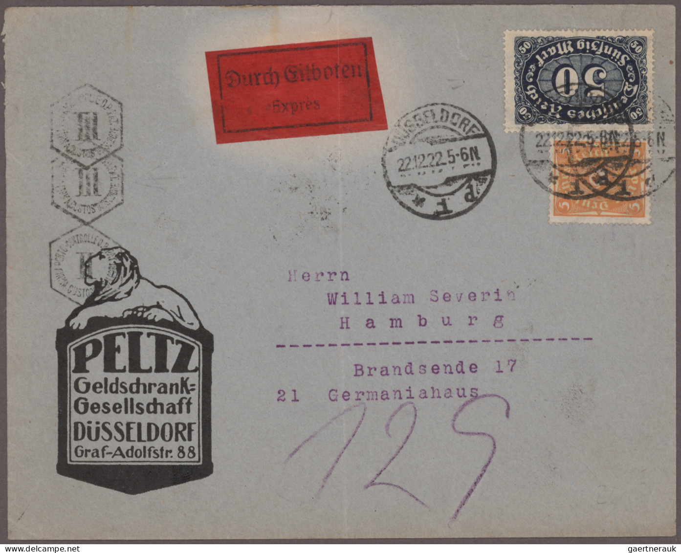 Deutsches Reich - Stempel: 1910/1935, Außergewöhnliche Spezial-Sammlung Der CUST - Maschinenstempel (EMA)