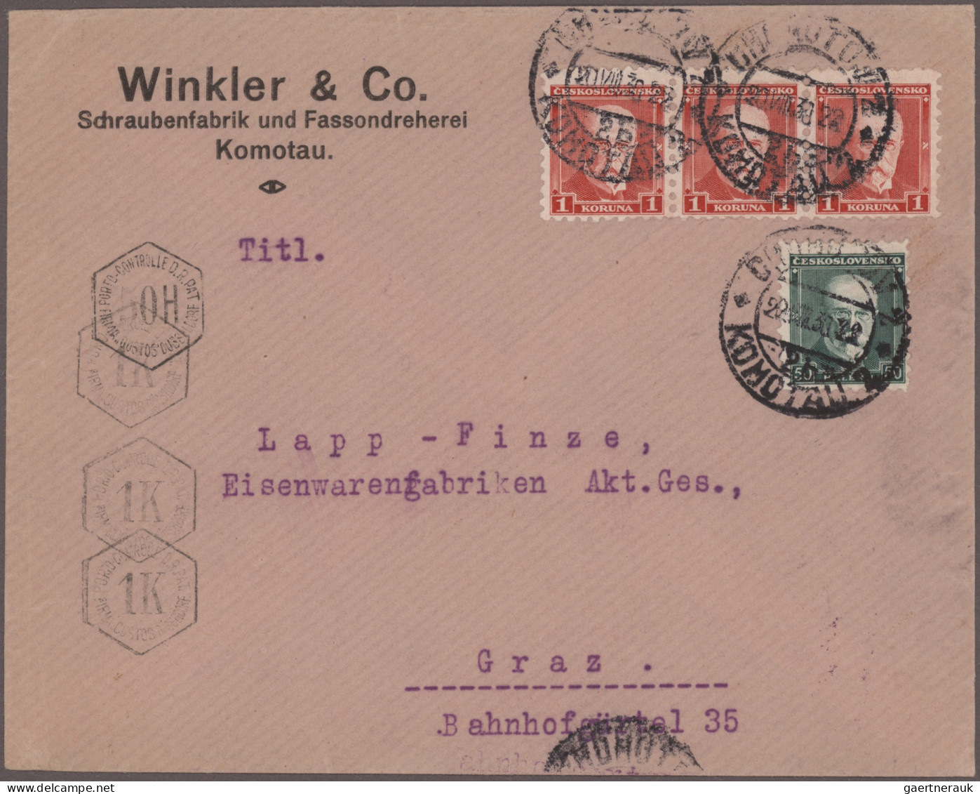 Deutsches Reich - Stempel: 1910/1935, Außergewöhnliche Spezial-Sammlung Der CUST - Frankeermachines (EMA)