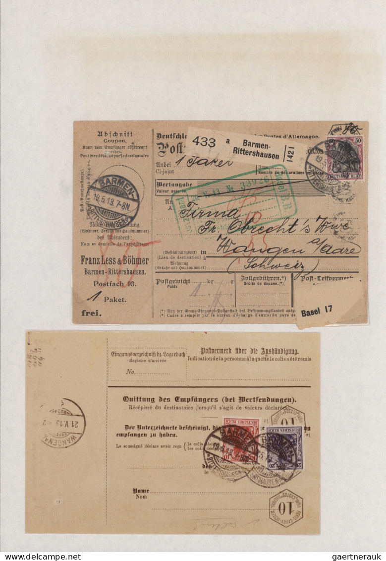Deutsches Reich - Stempel: 1910/1935, außergewöhnliche Spezial-Sammlung der CUST