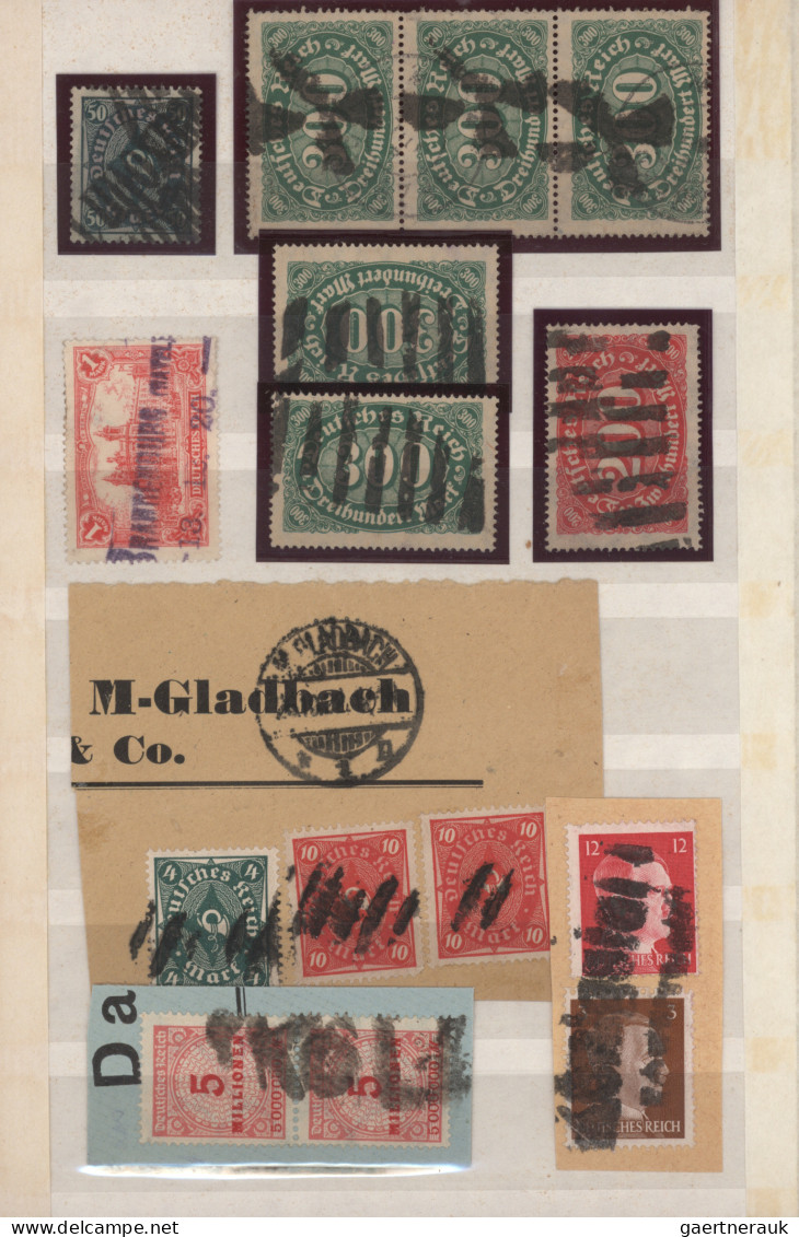 Deutsches Reich - Stempel: 1920/1940, Einsteckbuch Mit Insgesamt 250 Marken/Brie - Máquinas Franqueo (EMA)