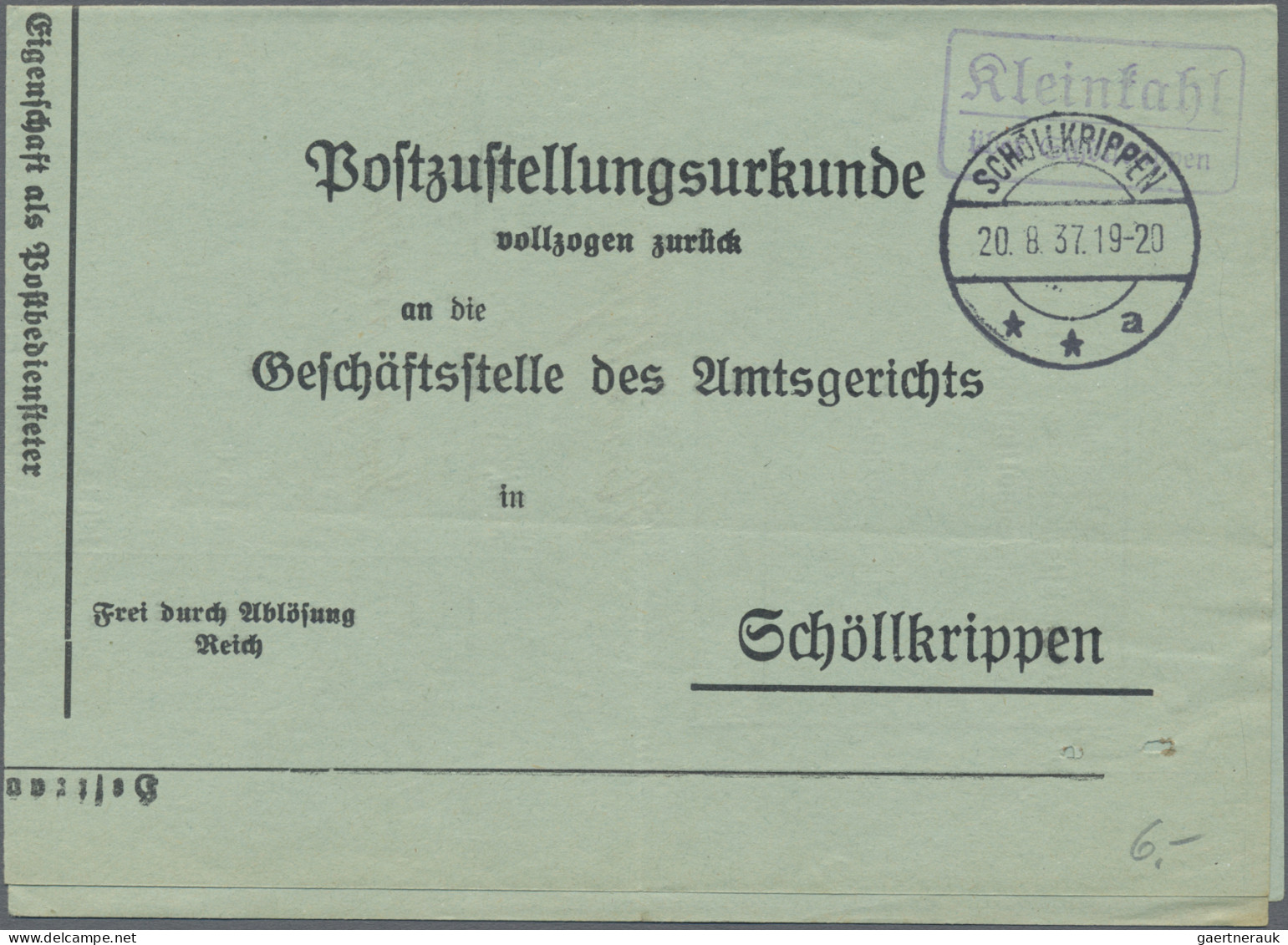 Deutsches Reich - Stempel: 1928/1943 (ca.), Sammlung Von 58 Belegen Mit Landpost - Franking Machines (EMA)