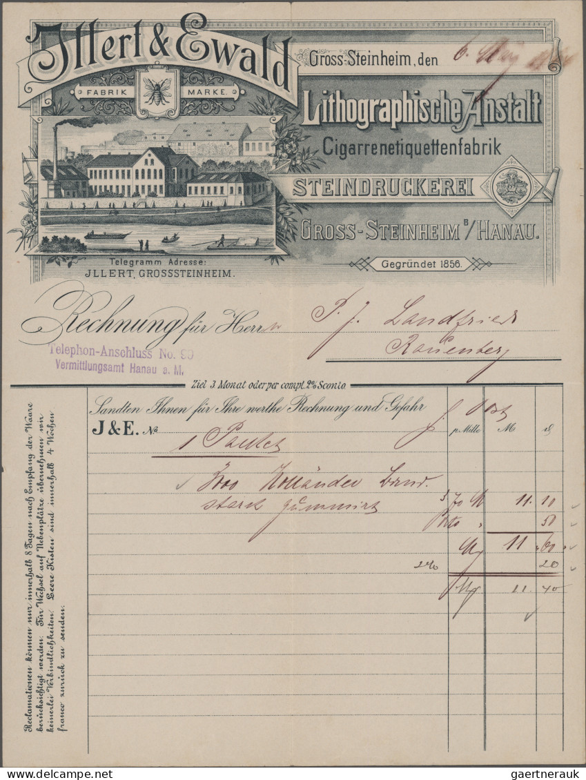 Deutsches Reich - Besonderheiten: 1870/1900 (ca.), Bestand Von Ca. 700 Briefböge - Autres & Non Classés