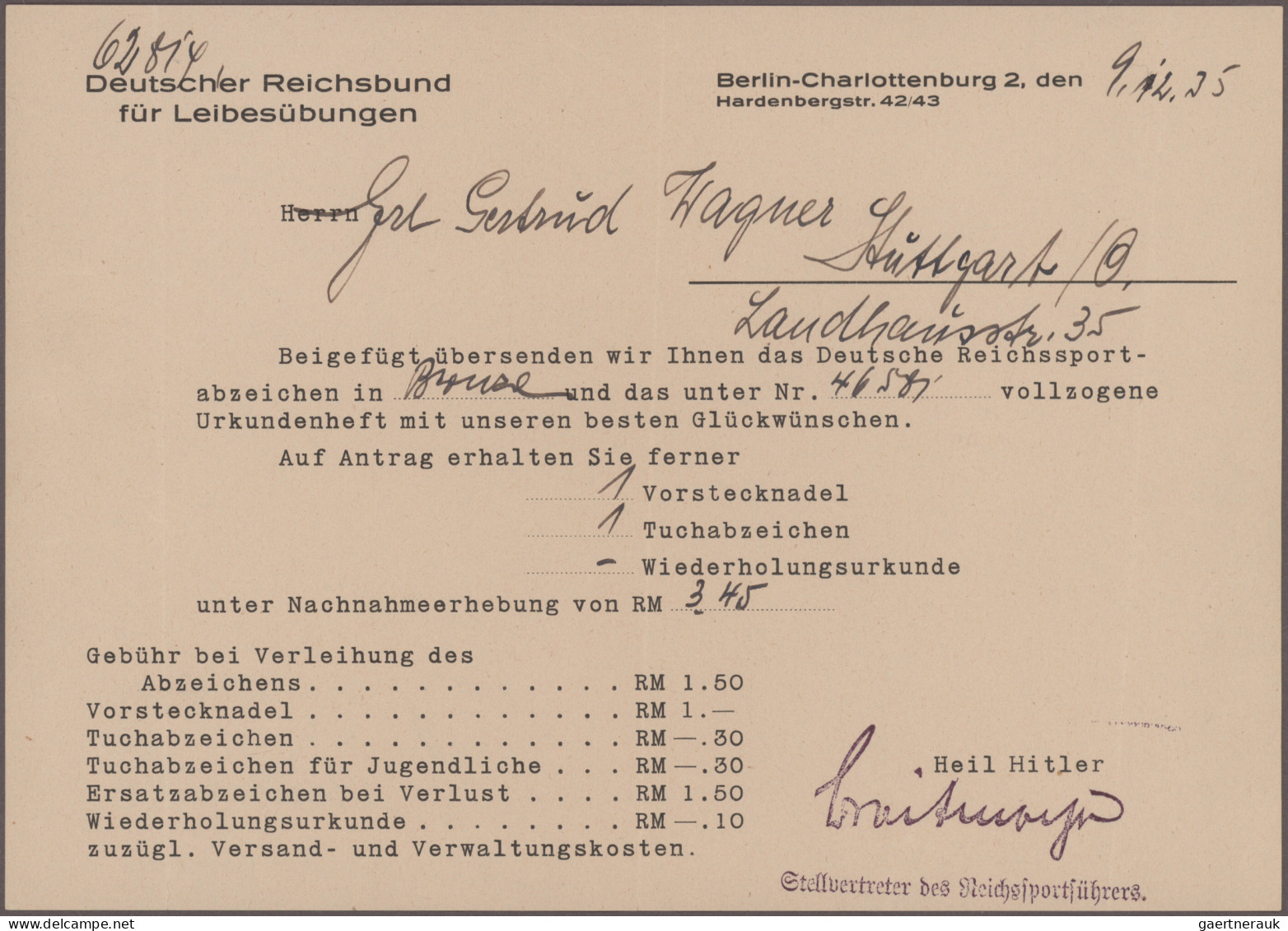 Deutsches Reich - Besonderheiten: 1933 - Deutsches Turnfest Stuttgart: Mehr Als - Otros & Sin Clasificación