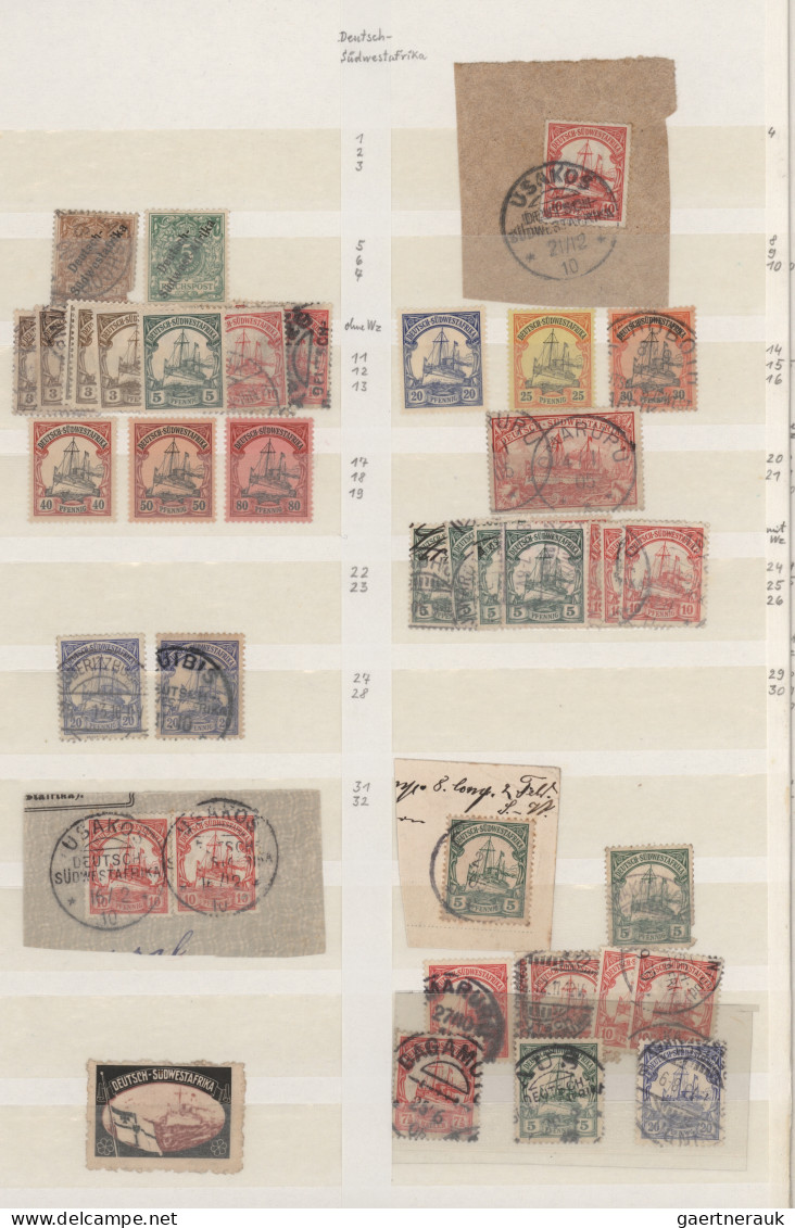 Deutsches Reich - Nebengebiete: 1870/1918 (ca.), Auf Den Ersten Blick Etwas Unsc - Collections