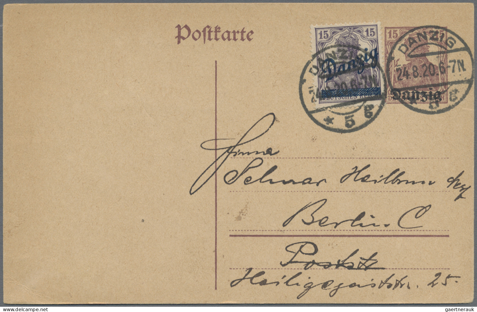 Deutsches Reich - Nebengebiete: 1900/1918 (ca.), Partie Von Ca. 154 Belegen, Dab - Colecciones