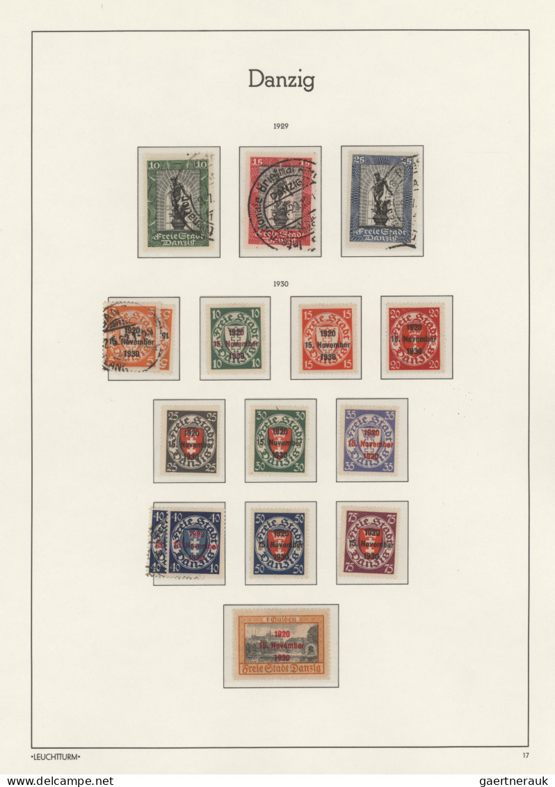 Deutsches Reich - Nebengebiete: 1914/1939, Umfangreiche Gestempelte Und Ungebrau - Collections