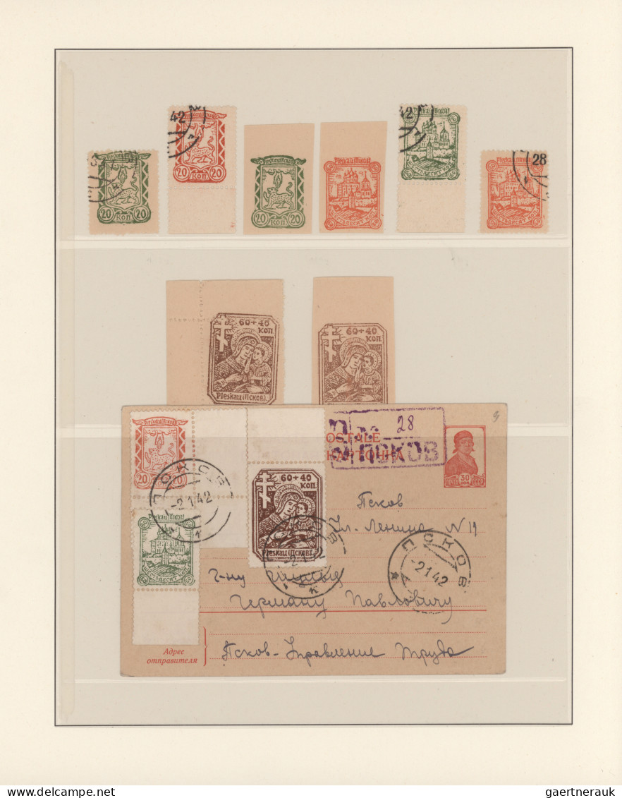 Deutsches Reich - Nebengebiete: 1914/1945, Umfangreiche Sammlung In Zwei Lindner - Collections