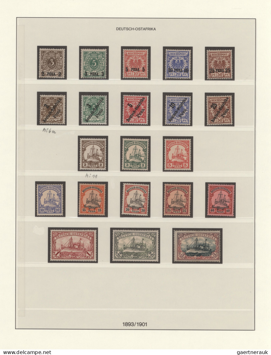 Deutsche Auslandspostämter + Kolonien: 1890/1919 Ca.: Umfangreiche Sammlung Im L - Autres & Non Classés