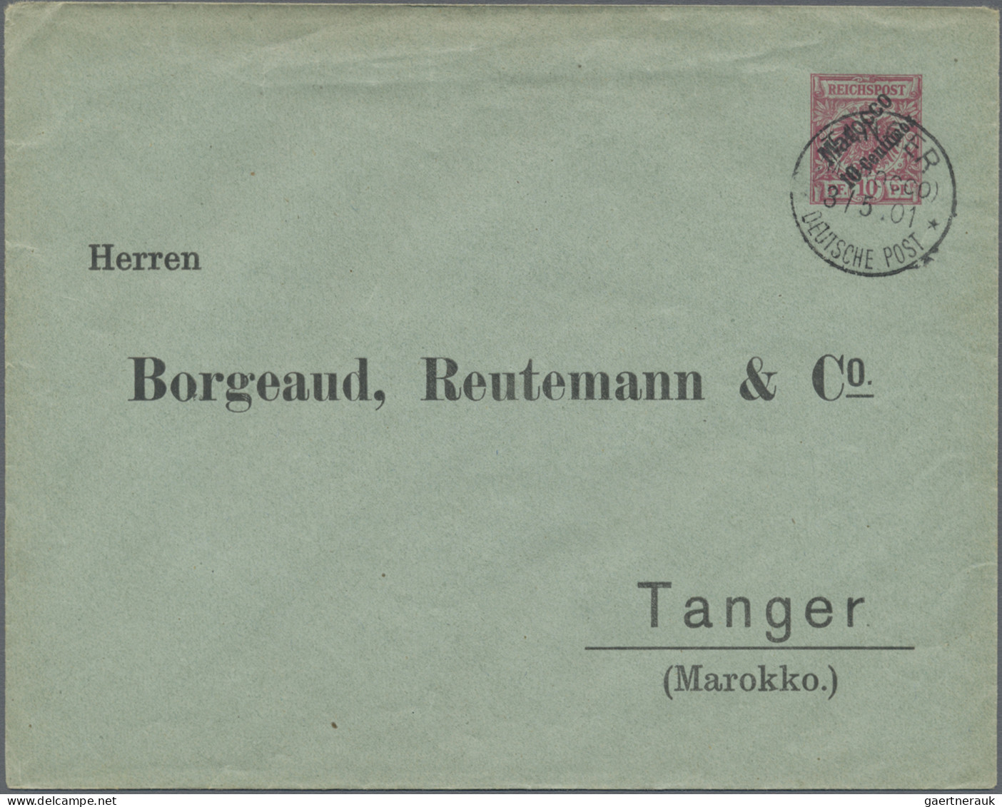 Deutsche Post In Marokko - Ganzsachen: 1900/1914, Partie Von 18 Gebrauchten Ganz - Marokko (kantoren)