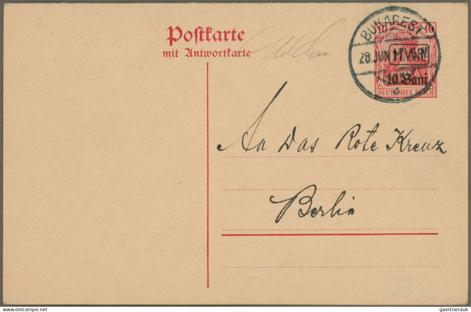 Feldpost 1. Weltkrieg: 1914/1920, vielseitige Partie von ca. 205 Briefen und Kar