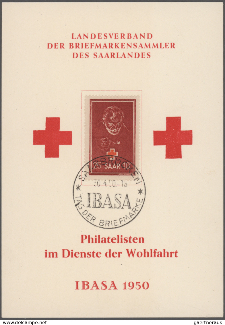 Deutsche Abstimmungsgebiete: Saargebiet: Alt + Neusaar, Partie Von 70 Belegen Mi - Lettres & Documents