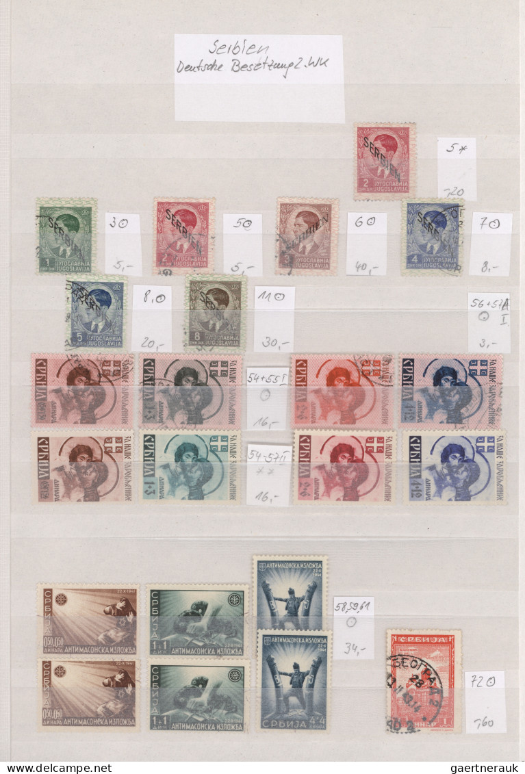 Deutsche Besetzung II. WK: 1938/1945, Postfrische Sammlung Deutsche Besetzung WK - Bezetting 1938-45