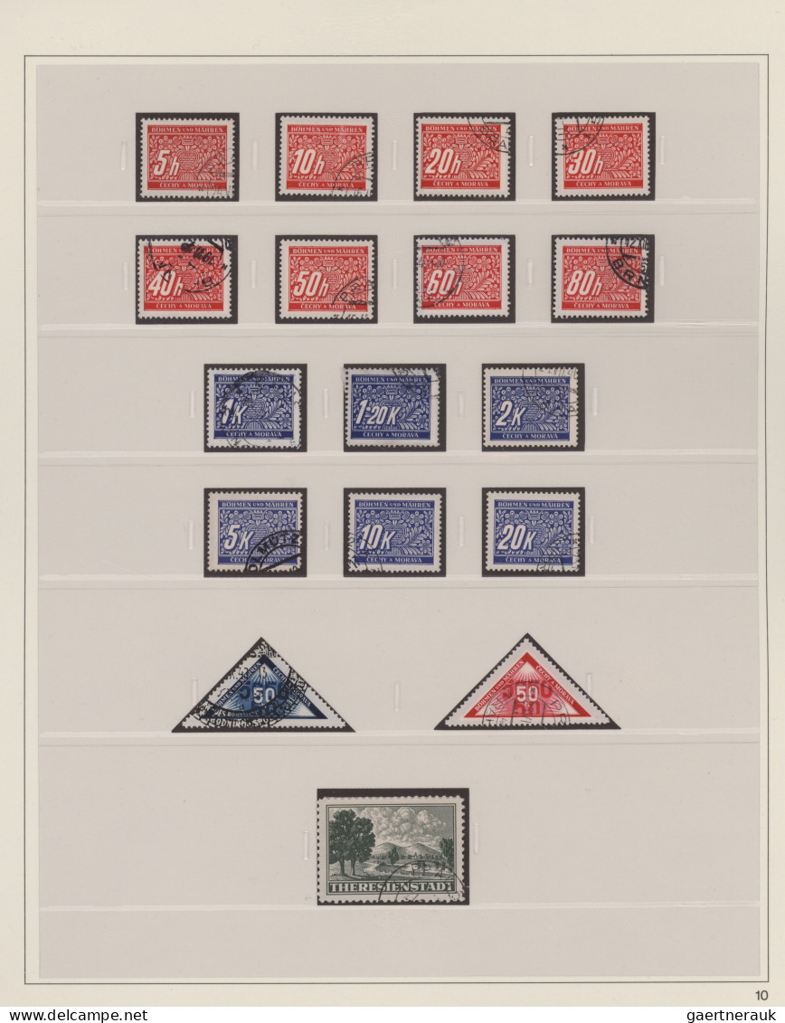 Deutsche Besetzung II. WK: 1939/1944, Umfangreiche Gestempelte, Augenscheinlich - Besetzungen 1938-45