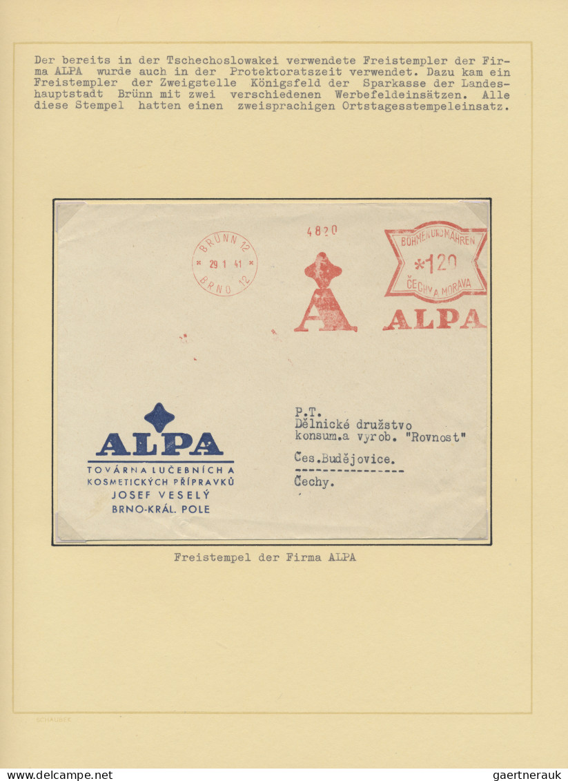 Dt. Besetzung II WK - Böhmen Und Mähren: 1939/1945, Absenderfreistempel Von BRÜN - Bezetting 1938-45