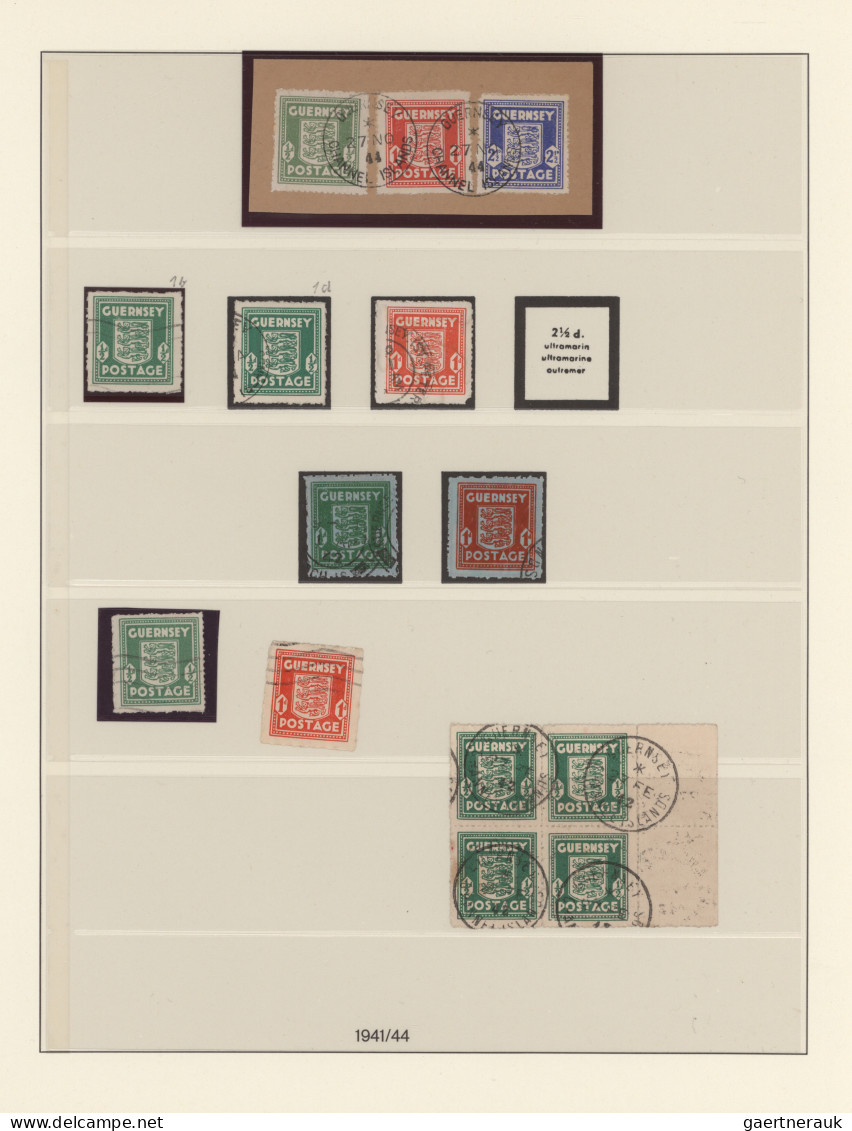 Deutsche Besetzung II. WK - Kanalinseln: 1941/1944, meist postfrische Sammlung G