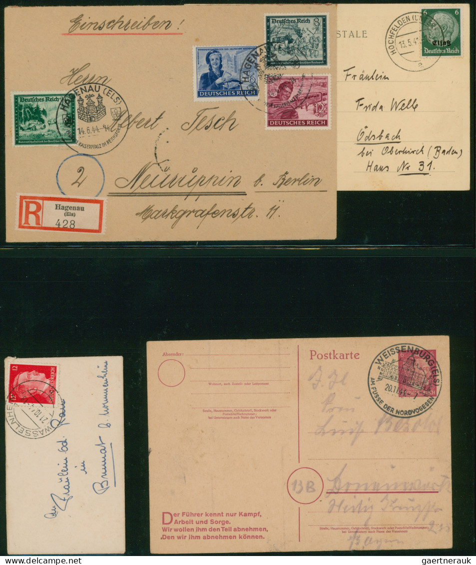 Dt. Besetzung II WK - Luxemburg: 1940/1944, Luxemburg/ Elsass/ Lothringen, Paral - Bezetting 1938-45