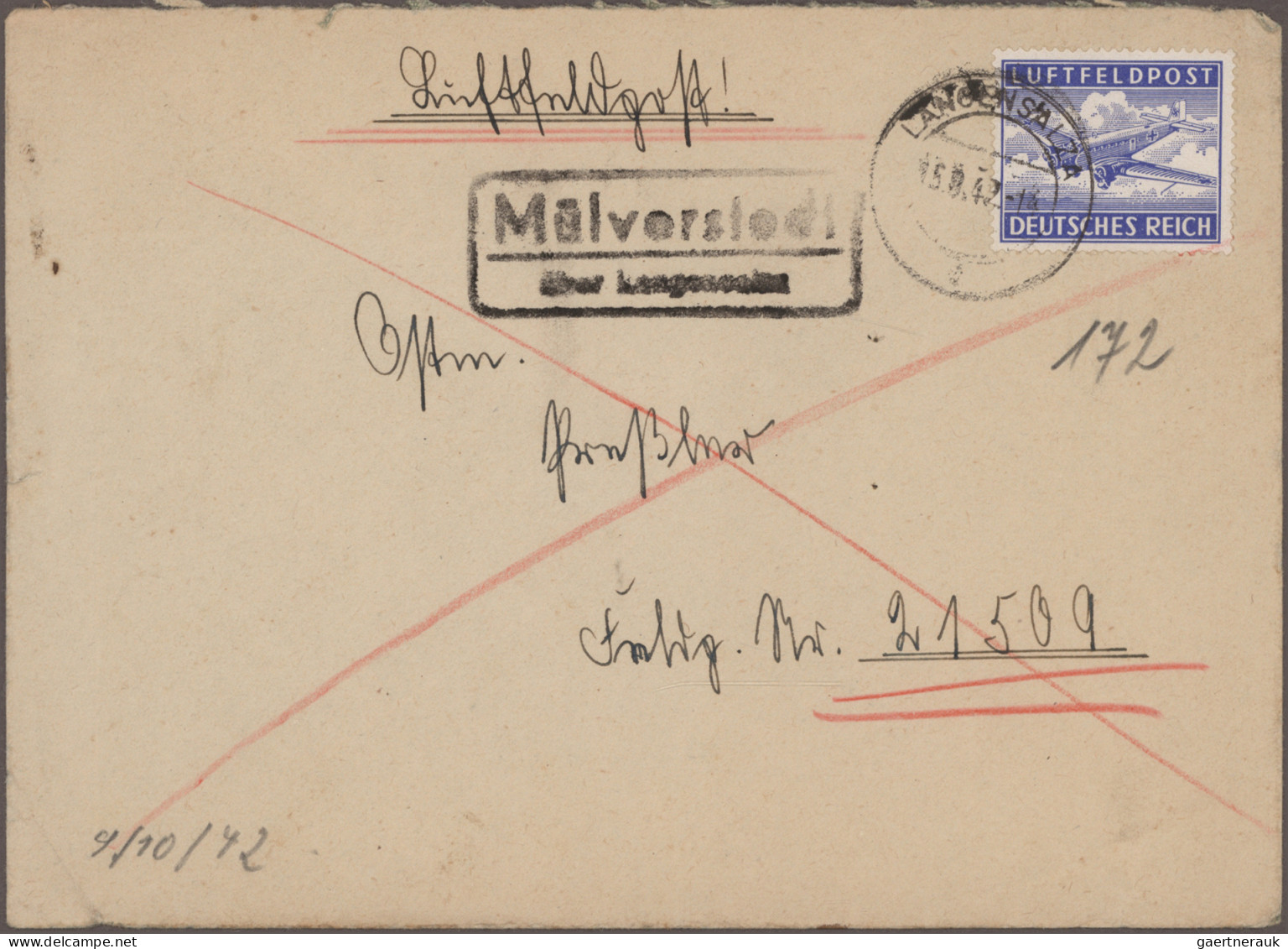 Feldpost 2. Weltkrieg: 1937/1945, R.A.D. REICHSARBEITSDIENST, Thematische Sammlu - Other