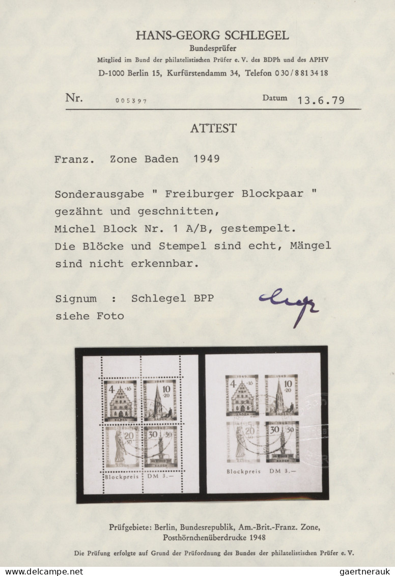 Deutschland Nach 1945: 1945/1949, Französische Zone, Alliierte Besetzung Und Biz - Verzamelingen