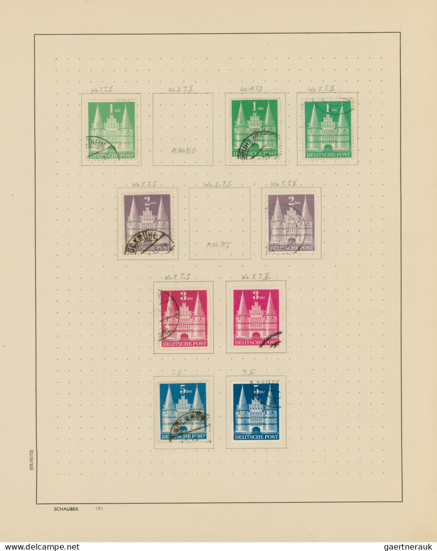 Deutschland Nach 1945: 1945/1960, Kontrollrat + Bizone + Bund, Sauber Gestempelt - Collections