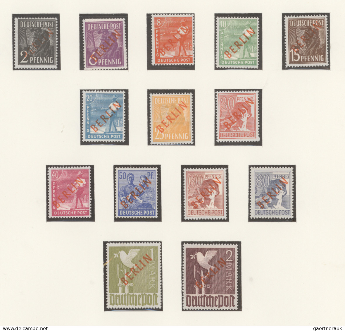 Deutschland Nach 1945: 1945/1990, Sammlernachlass Deutschland (Bund/Berlin/DDR) - Sammlungen