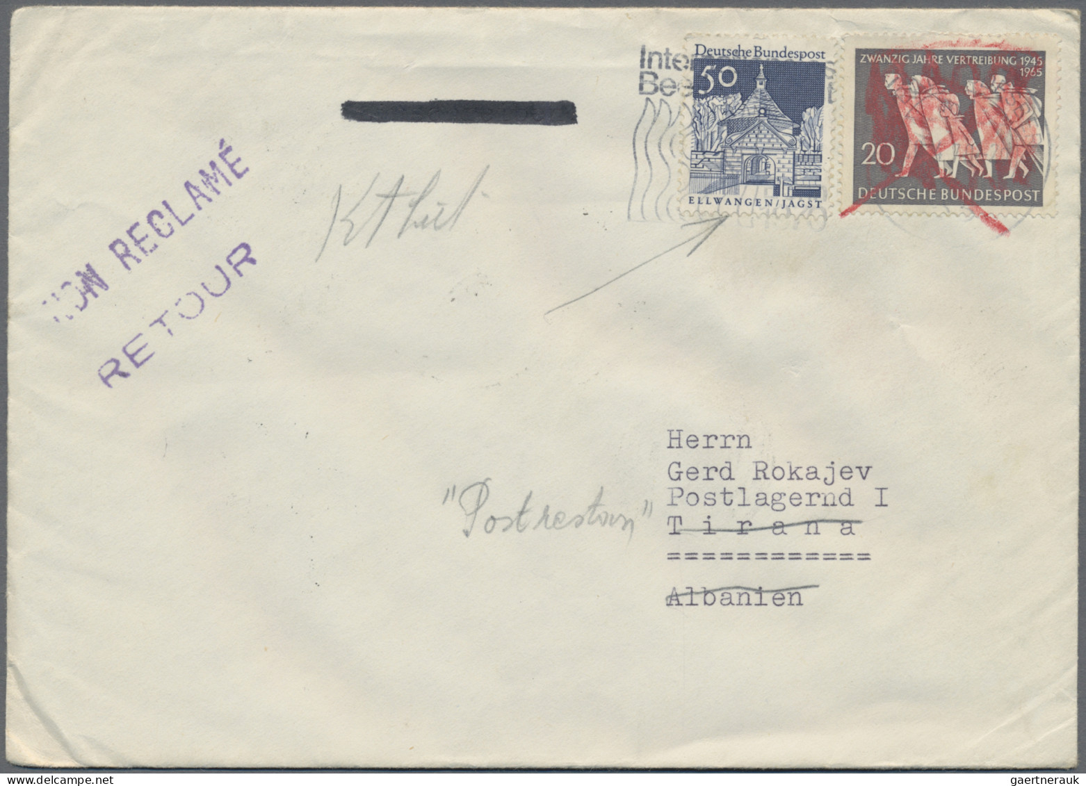 Deutschland Nach 1945: 1945/1993, Vielseitige Partie Von Ca. 90 Briefen Und Kart - Collezioni