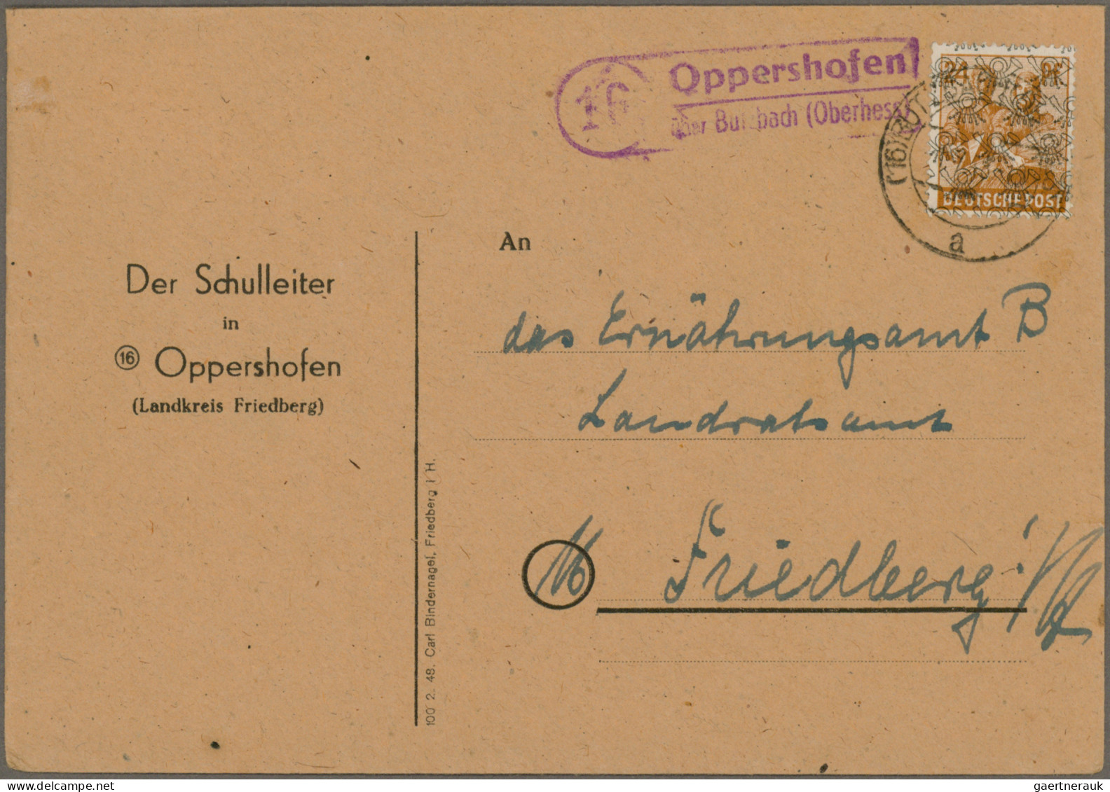 Deutschland Nach 1945: 1945/2000, Vielseitige Partie Von Ca. 115 Briefen Und Kar - Collections