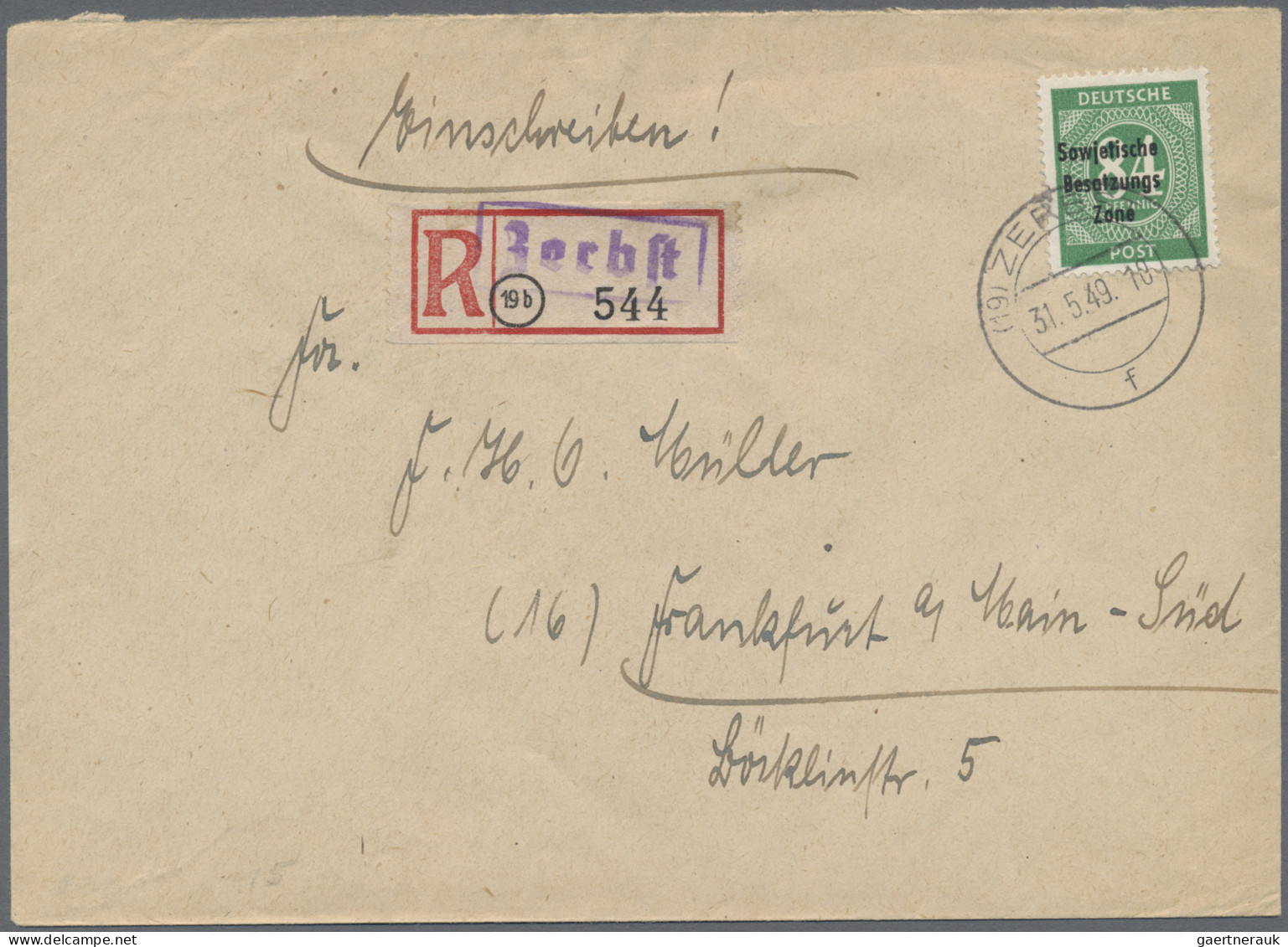 Deutschland Nach 1945: 1945/2004, Vielseitige Partie Von Ca. 90 Briefen Und Kart - Colecciones