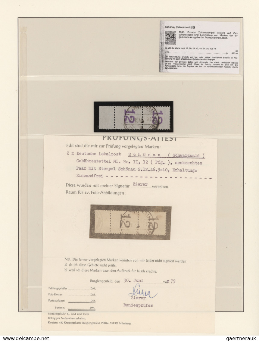 Deutsche Lokalausgaben Ab 1945: 1945/1946, Umfangreiche Sammlung Von Arnsberg Bi - Autres & Non Classés