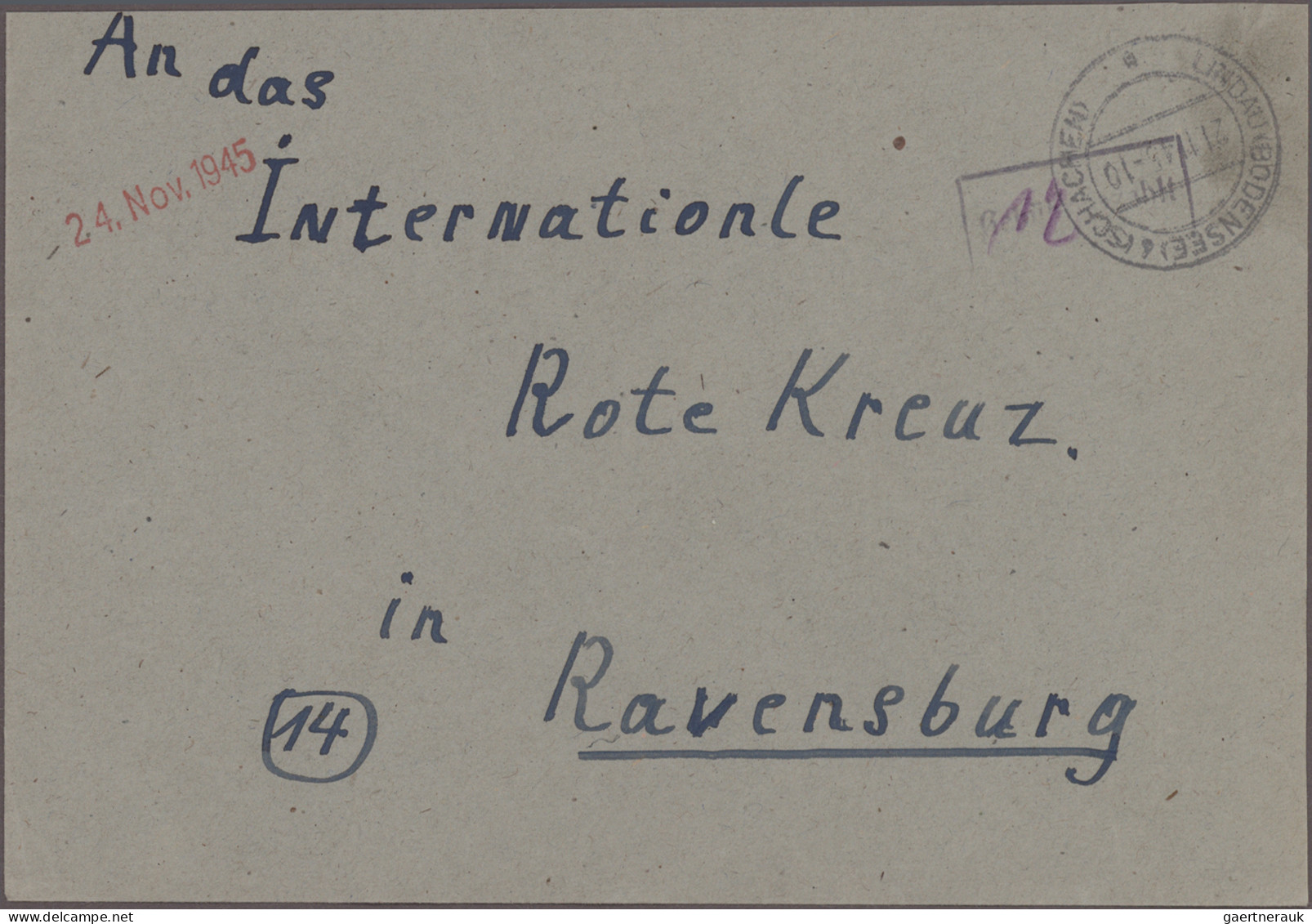 Deutschland Ab 1945 - Gebühr Bezahlt: 1945/1949, Interessante Sammlung Von über - Sonstige & Ohne Zuordnung