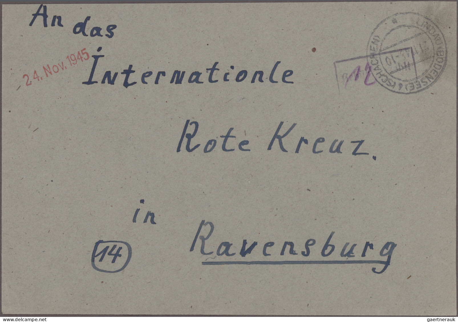 Deutschland Ab 1945 - Gebühr Bezahlt: 1945/1949, Interessante Sammlung Von über - Autres & Non Classés