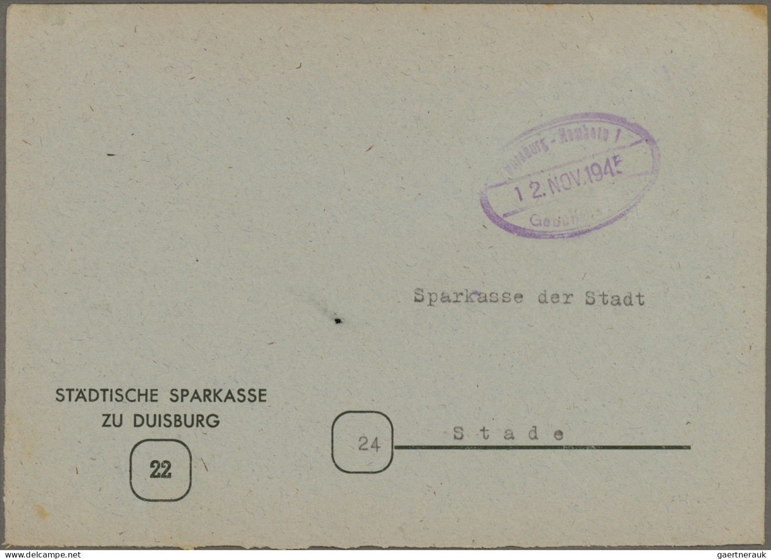 Alliierte Besetzung - Gebühr Bezahlt: 1945/1948, Vielseitige Partie Von Ca. 83 G - Sonstige & Ohne Zuordnung