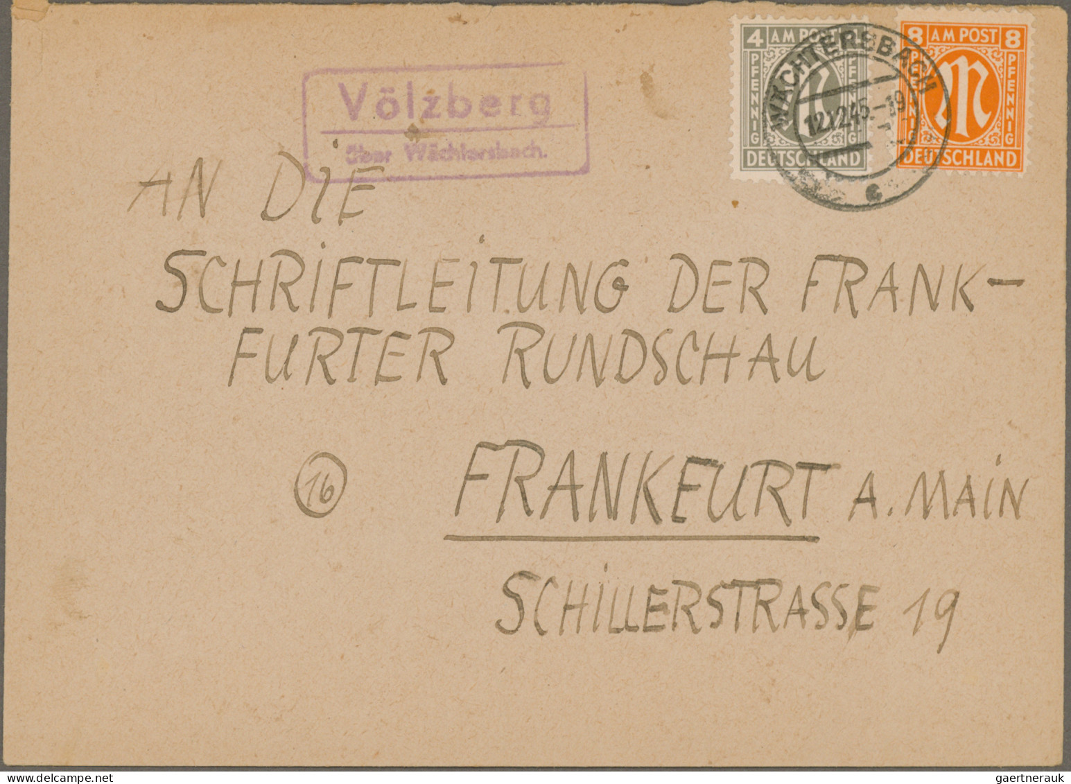 Alliierte Besetzung - Gemeinschaftsausgaben: 1945/1948, Kontrollrat+Bizone AM-Po - Sonstige & Ohne Zuordnung