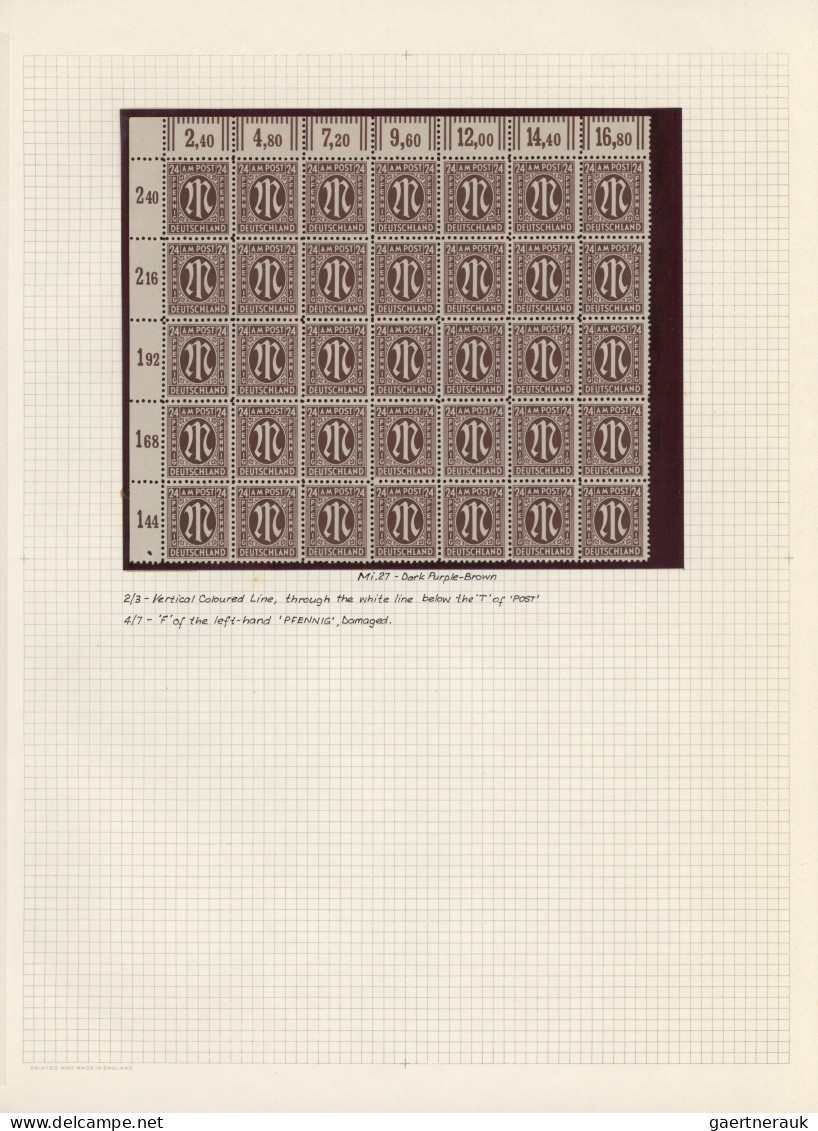 Alliierte Besetzung - Gemeinschaftsausgaben: 1945/1949, Kontrollrat Und Bizone, - Altri & Non Classificati