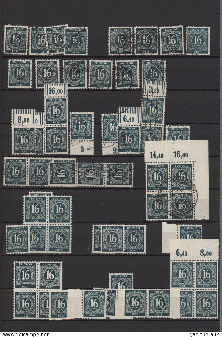 Alliierte Besetzung - Gemeinschaftsausgaben: 1946/1947, Ziffern-Serie, reichhalt