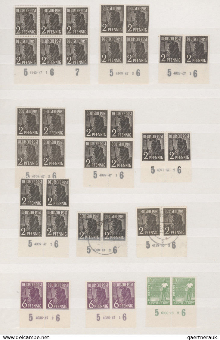 Alliierte Besetzung - Gemeinschaftsausgaben: 1946/1948, Arbeiter-Serie, Meist Po - Sonstige & Ohne Zuordnung